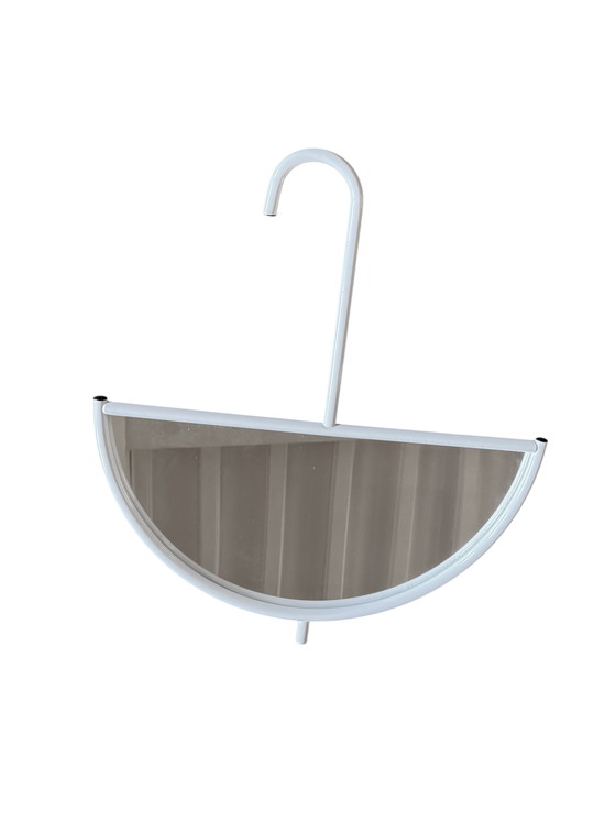 Image 1 of Postmoderne parapluvormige wandspiegel,L'isola che non c'è, Italië 1980