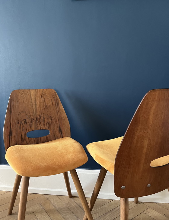 Image 1 of 4x Lollipop Chairs Frantisek Jirak