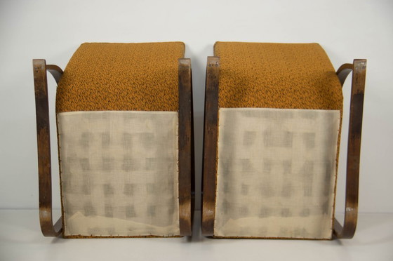 Image 1 of Satz von zwei Sesseln H70 von Jindrich Halabala, 1930er Jahre