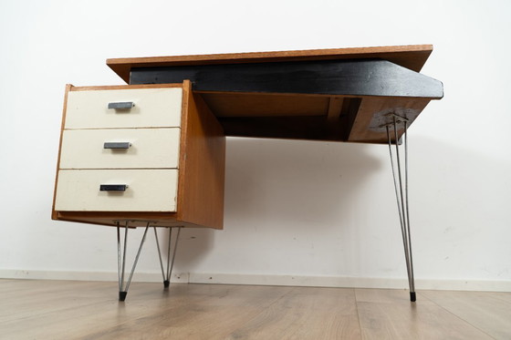 Image 1 of Scrivania vintage a forcina di Tijsseling