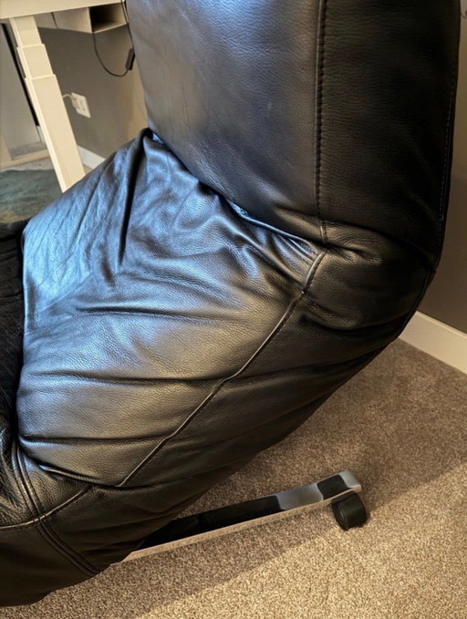 Sofá cama Jens Juul Eilersen – verstelbare relaxstoel, Leather, Metal (photo 2 of 5)