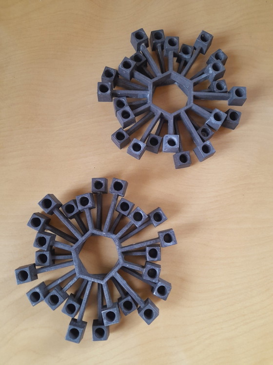 Jens Quistgaard candlestick for Paro, Denmark 1960 – Candle holders, Cast Iron, Metal (photo 8 of 8)