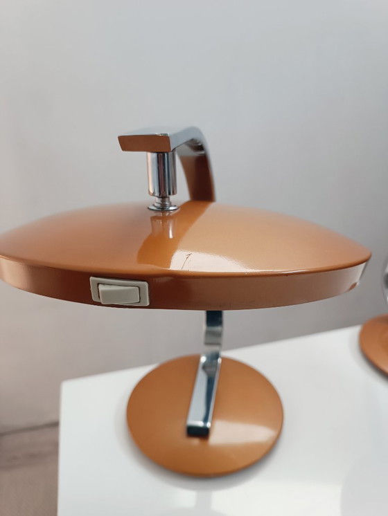 Image 1 of Zwei 520C-Lampen von LP Oliva für Fase, 1970er Jahre