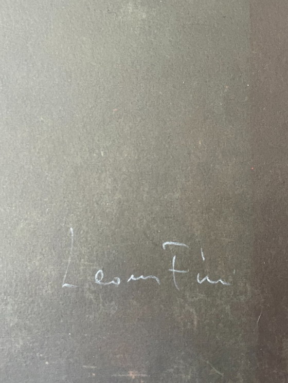 Image 1 of Leonor Fini, Donna vestita con piume di pavone, 1970 ca.