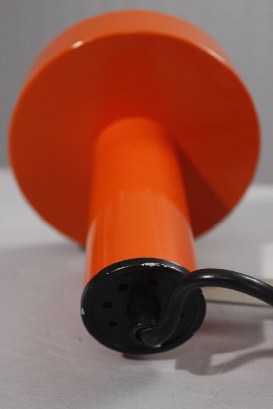 Image 1 of Applique vintage, faretto orientabile, alluminio arancione, design anni '70