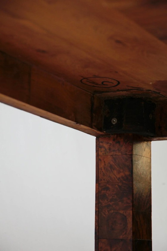 Low Table in Patchwork Elmwood Burl, Large Format. Belgium, late 1990s – Coffee tables (photo 10 of 10)