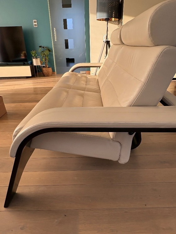 Image 1 of Leather lounge Roche Bobois