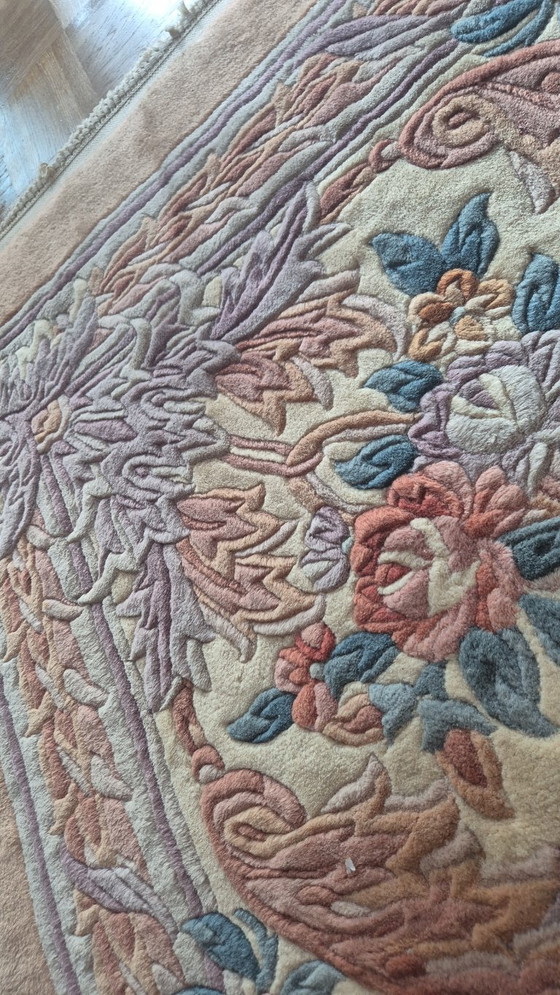 Tapis monumental de Chine-Pékin (4x6m) – Authentique noué à la main, en parfait état ! – Wool (photo 6 of 6)