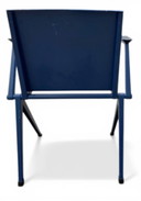 Gispen Mondial blue with armrests