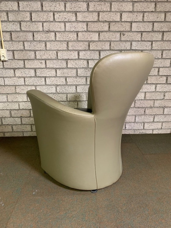 Image 1 of 2x Leolux Amphora fauteuils Leder