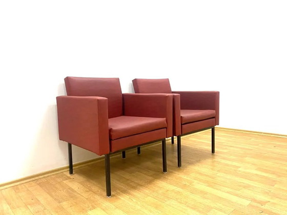 Image 1 of Pair of Retro Industrial Armchairs, 1970s, Czechoslovakia