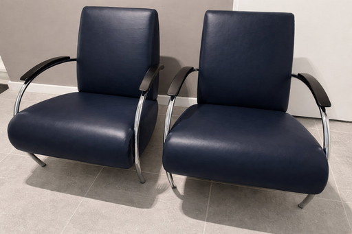 2x Gelderland armchair 5470 design Jan des Bouvrie, like new