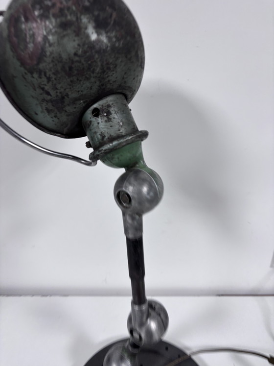 Unique Industrial Table Lamp (Vintage Jieldé Arm & Hinges) – Jielde, Metal (photo 6 of 15)