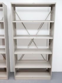 Libreria Vintage / Metallo / Grigio / Ahrend de Cirkel – Librerie (photo 2 of 5)