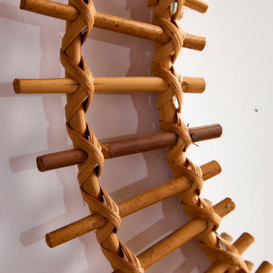 Image 1 of MK10881 Specchio con cornice in canna e rattan