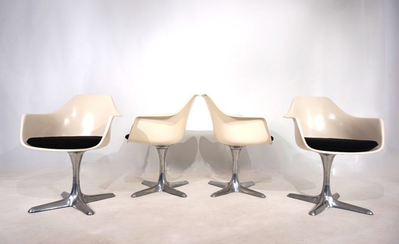 Image 1 of Set of four Arkana 116 dining chairs by Maurice Burke, 1960