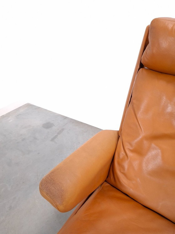Poltrona Vintage COR Swing con pouf, Reinhold Adolf, Pelle Cognac – Poltrone (photo 11 of 22)