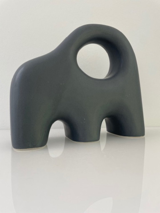 Image 1 of Modern ceramic sculpture - minimalist & organic design