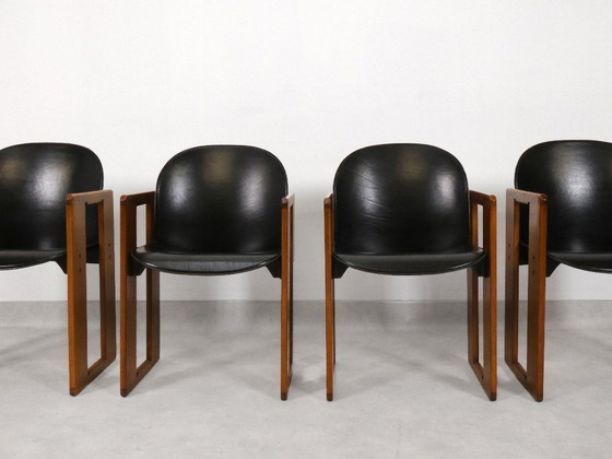 Image 1 of 4 sedie da pranzo - 'Dialogo' - Afra & Tobia Scarpa