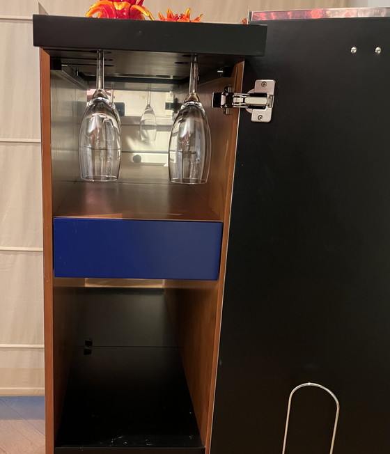 Image 1 of Mueble bar, cromado/espejo – móvil, diseño exclusivo