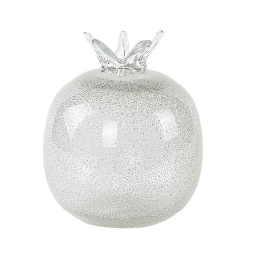 Glass vase in the shape of a pomegranate, Danish design, 1970s, made in Denmark