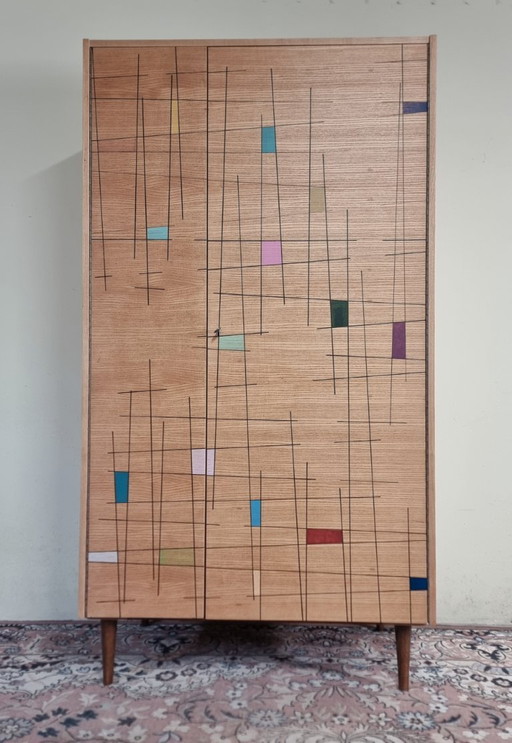 Vintage Wardrobe in Ash by Tatra Nabytok, 1960s