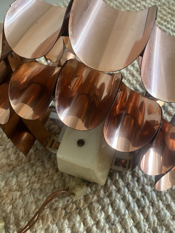 Image 1 of Thorsten Orrling voor Hans-Agne Jakobsson Koperen Wandlamp