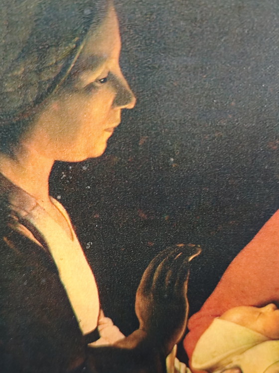 Image 1 of De geboorte van Christus door Georges de La Tour, midden 20e eeuw