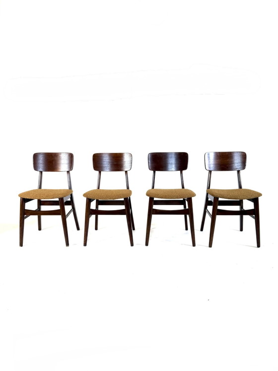 Image 1 of 4x restored dining chair, Farstrup Møbler ‘60