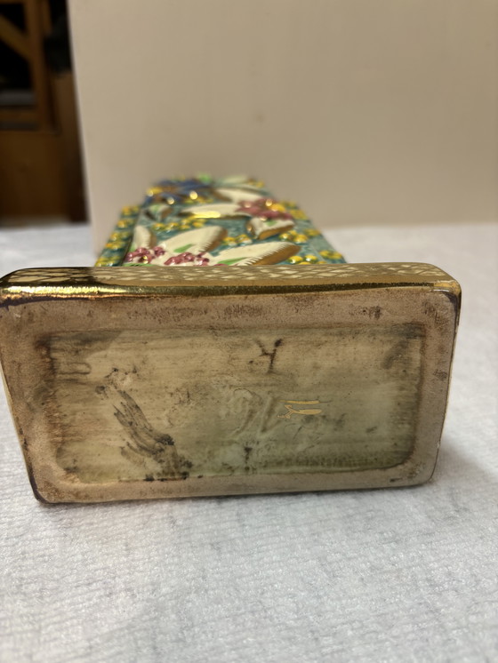 Image 1 of Mid-eeuws Belgisch Schoorsteen klokstel