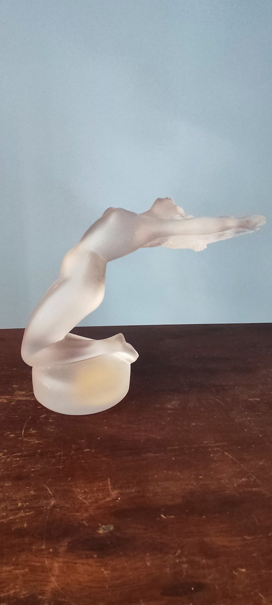 Image 1 of Statua "Chrysis" Lalique France - Cristallo Satinato Firmato - Vintage Luxury