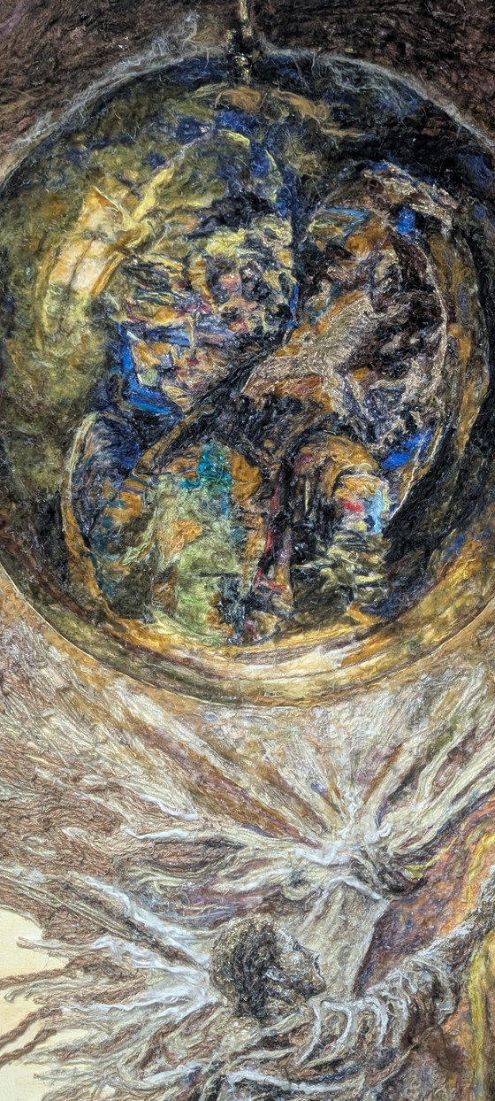 VANO – Between Worlds – Œuvre d'Art Originale en Fil – Peintures et dessins, Wool (photo 5 of 12)