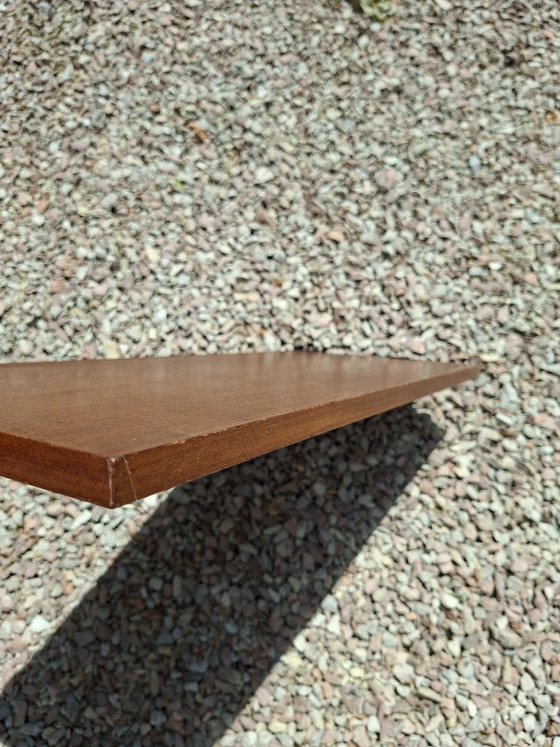 Großer Teak-Schreibtisch, Tomado Holland – Wandregal, Wood (photo 3 of 9)