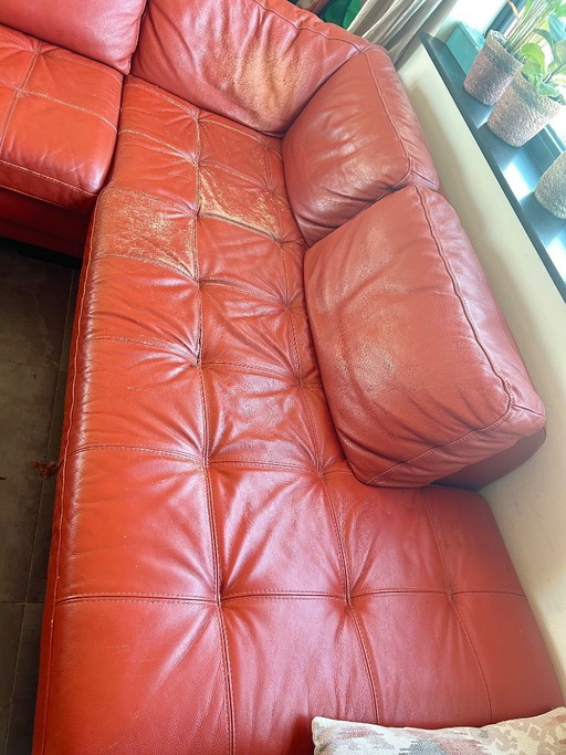 ROCHE BOBOIS ECKSOFA AUS LEDER