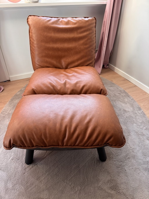 ZUIVER LAZY SACK LOUNGE CHAIR + HOCKER – fauteuils, Other