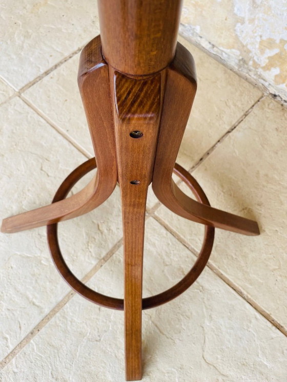 Image 1 of Appendiabiti in piedi, vintage, di metà secolo, in legno di Bentwood di Baumann, anni '60