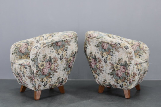 Image 1 of 1940er Jahre Paar Clubsessel, Tschechoslowakei