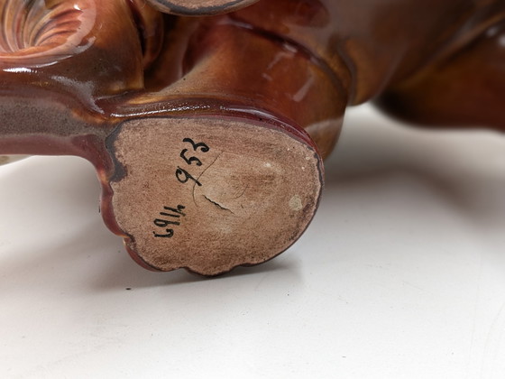 Image 1 of Richard Ginori, Giovanni Gariboldi - Statuette - Eléphant - Majolique