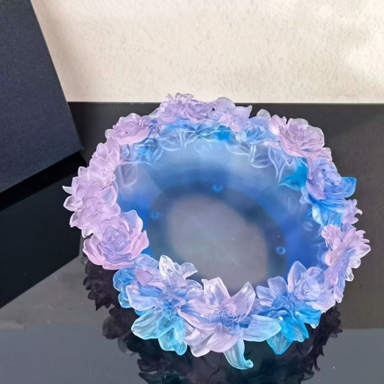 Image 1 of Bol « Sweet Garden », L 32 cm par Daum