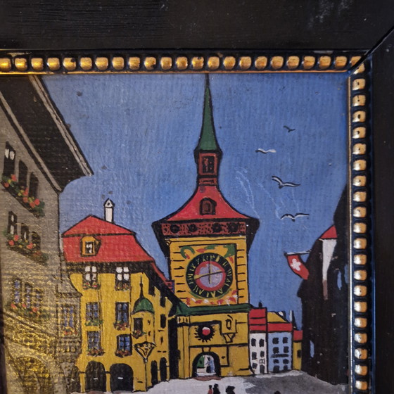 Image 1 of Vintage Painting in Antique Frame