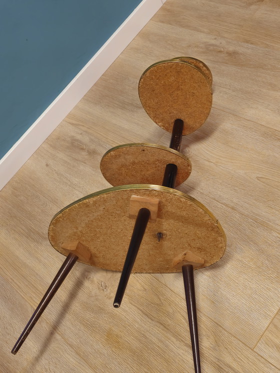 Image 1 of Vintage Plantentafel Bijzettafel Plantentafeltje Tafeltje 