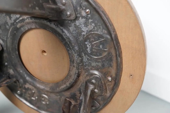 Image 1 of Paar Industriestahl-Fabrikhocker von Rowac, ​​Robert Wagner Chemnitz, 1930er Jahre