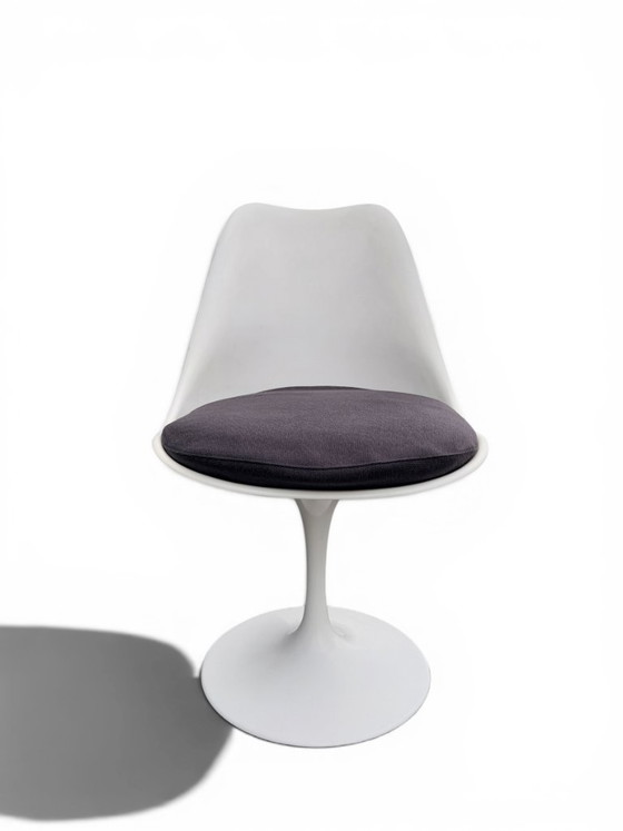 Image 1 of Ensemble authentique de 4 chaises Tulipe Knoll par Eero Saarinen - Piètement fixe