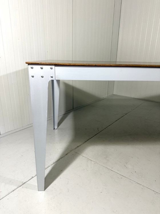Image 1 of Table de salle à manger en aluminium Piet Hein Eek XXL, années 1990