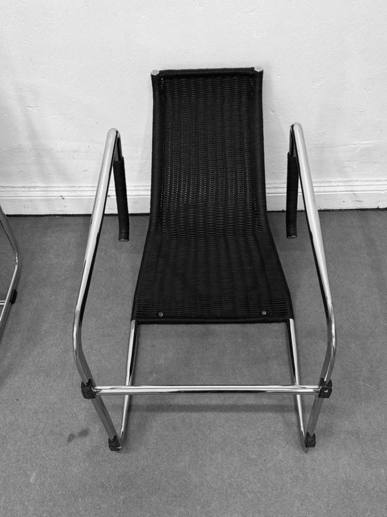 1/7 Tecta D20 B20 Cantilever Chair Black Leather – Chairs and lounge chairs, Plastic (photo 8 of 12)