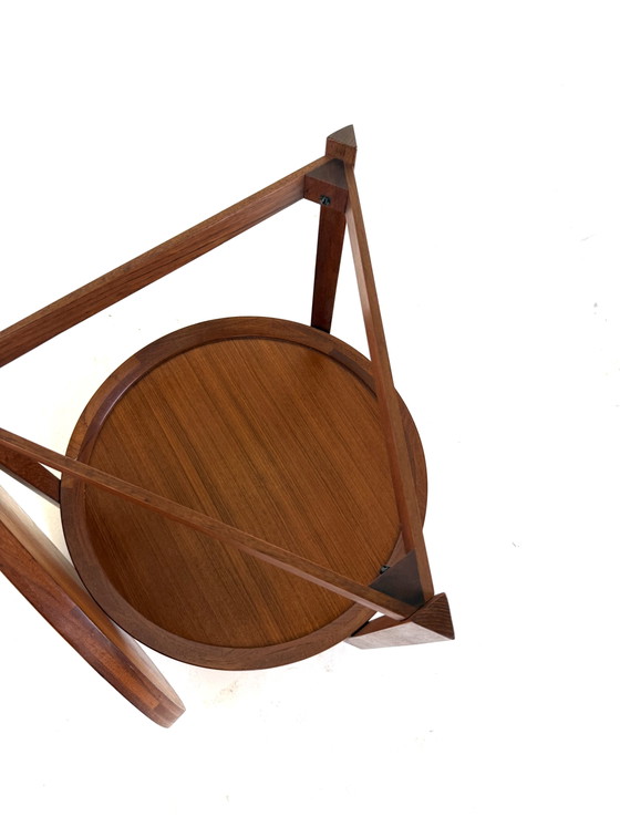 Image 1 of Vintage Danish teak trolley, Sika Møbler ‘60