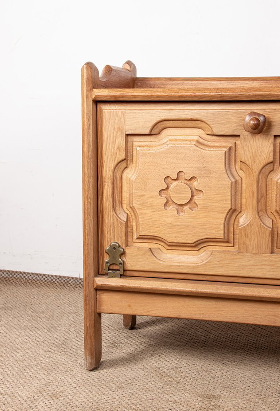 Image 1 of Oak sideboard by Guillerme and Chambron for Votre Maison 1960.