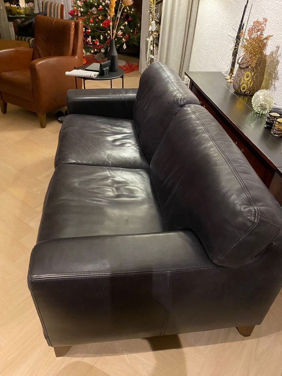 Image 1 of Machalke&Machalke Saddle Design sofa in thick leather