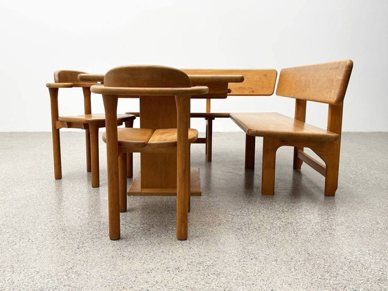 Image 1 of Set consisting of a corner bench, table and 2 chairs from Team 7