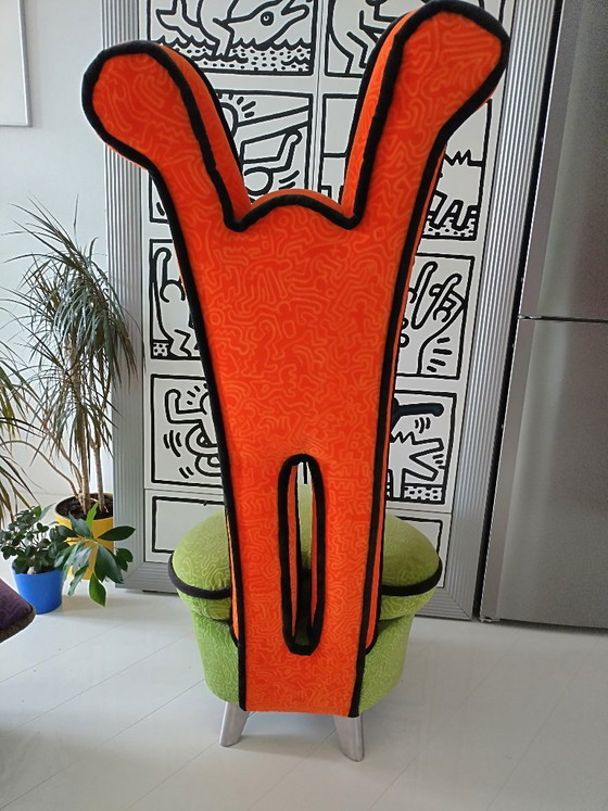 Image 1 of Bretz/Kultsofa, Keith Haring Design-Stuhl, Orange